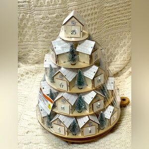 Christmas advent calendar with houses LED sold out and htf